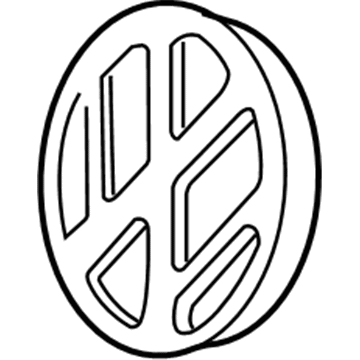 Volkswagen 1J0-853-601-FDY Emblem 1J0-853-601-FDY Volkswagen Emblem Illustration 1 of 1