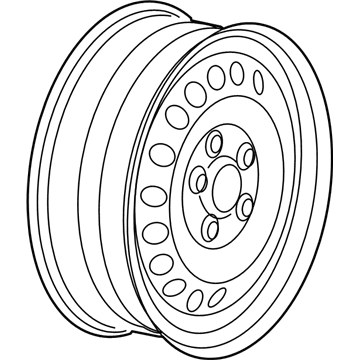 Volkswagen Spare Wheel - 5Q0-601-027-AR-03C