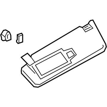 Volkswagen Arteon Sun Visor - 3G0-857-551-AR-3H8