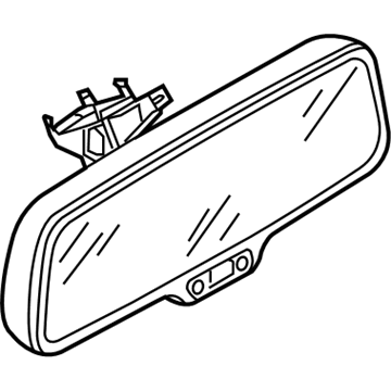 Volkswagen CC Car Mirror - 7N0-857-511-J-UOG