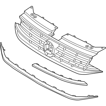 Volkswagen Grille - 5NN-853-651-S-ZLL