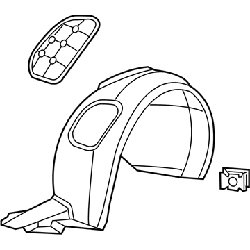 Volkswagen Beetle Wheelhouse - 5C5-805-912-H