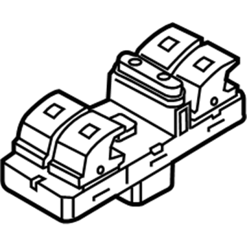 Volkswagen Touareg Power Window Switch - 7P6-959-857-B-XSH