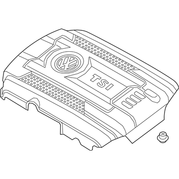Volkswagen Engine Cover - 06K-103-925-CL