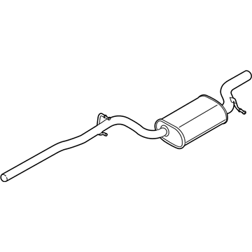 Volkswagen Passat Exhaust Pipe - 561-253-409-G