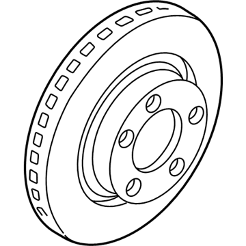 Volkswagen Passat Brake Rotor - 8E0-615-301-C