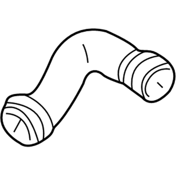 Volkswagen Golf Coolant Reservoir Hose - 1J0-145-838-T