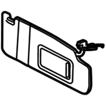 Volkswagen CC Sun Visor - 3C0-857-552-AN-4T6