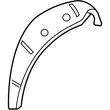 Volkswagen Eos Wheelhouse - 1Q0-809-412-A