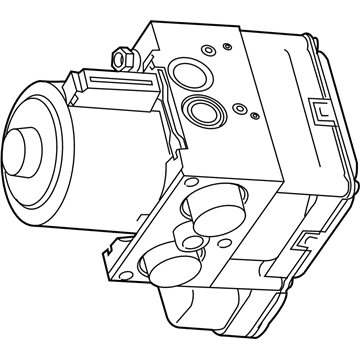 Volkswagen Touareg ABS Pump And Motor Assembly - 7P0-614-517-H-BEF