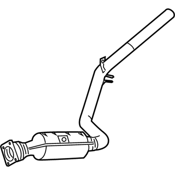 Volkswagen Routan Exhaust Pipe - 7B0-254-502-A