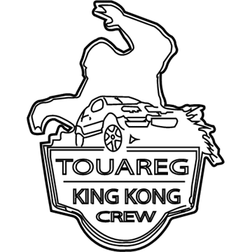 Volkswagen Touareg Emblem - 7L6-853-621-FXC