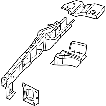 Volkswagen Routan Frame Rail - 7B0-803-091-E