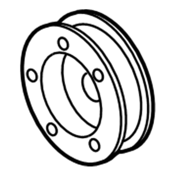 Volkswagen Beetle Crankshaft Pulley - 038-105-243-K