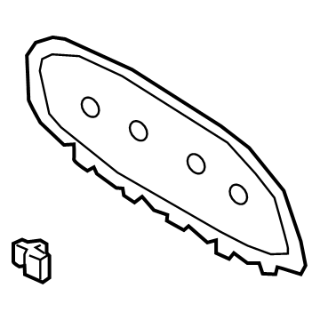 Volkswagen 17A-863-831 Insulation 17A-863-831 Volkswagen Insulation Illustration 1 of 1