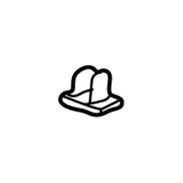 6K0-867-838 Volkswagen Rear Panel Trim Clip Illustration 1 of 1