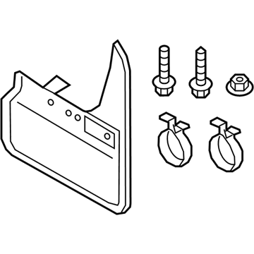 Volkswagen 5NA-075-111-A Splash Guard Kit Volkswagen 5NA-075-111-A Splash Guard Kit