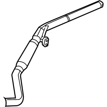 Volkswagen Routan Exhaust Pipe - 7B0-253-091-C