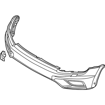 Volkswagen Tiguan Bumper Cover - 5NN-807-217-P-GRU