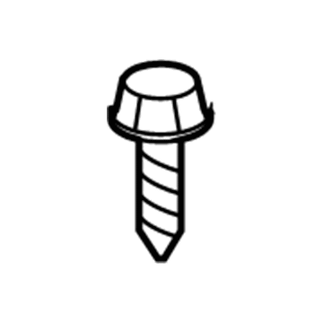 Volkswagen N-907-861-02 Fuse & Relay Box Screw Volkswagen N-907-861-02 Fuse & Relay Box Screw