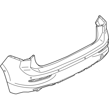 Volkswagen Golf R Bumper Cover - 5H6-807-417-F-GRU