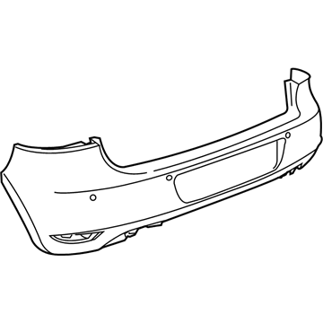 Volkswagen Golf Bumper Cover - 5K6-807-417-G-GRU