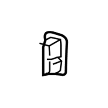 Volkswagen 3G0-886-747-82V Seat Belt Guide Volkswagen 3G0-886-747-82V Seat Belt Guide