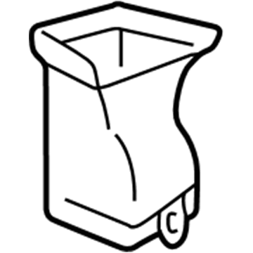 Volkswagen Golf Air Duct - 1H1-819-081