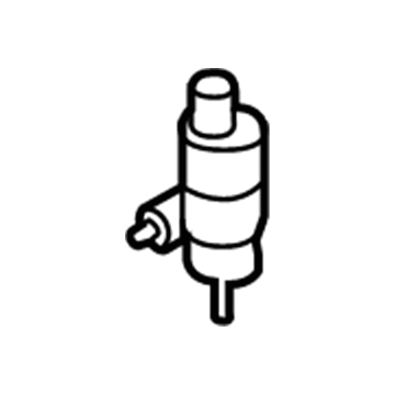 Volkswagen Windshield Washer Pump - 1K5-955-651