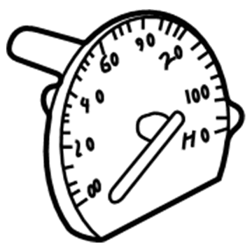Volkswagen Tachometer - 701-919-253-A