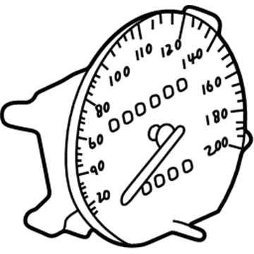 Volkswagen Speedometer - 701-957-033-A