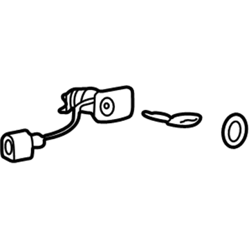 Volkswagen Trunk Lock Cylinder - 107-827-573-JF