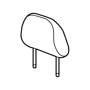 Volkswagen 5GM-881-903-G-TNI Headrest 5GM-881-903-G-TNI Volkswagen Headrest Illustration 1 of 1