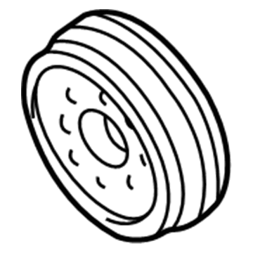 Volkswagen Passat Crankshaft Pulley - 06B-105-243-D