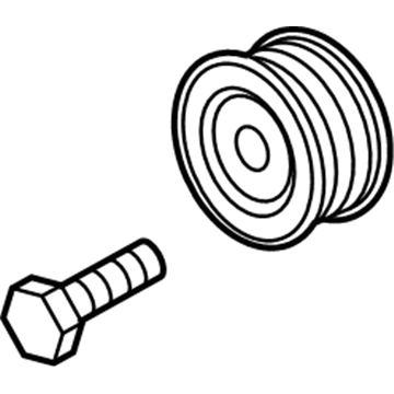 Volkswagen Jetta Timing Belt Idler Pulley - 03C-145-276-C