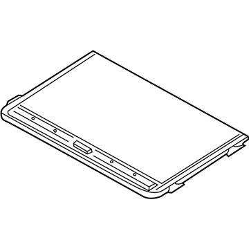 8D0-877-255-C-EUY Volkswagen Sunshade Illustration 1 of 1