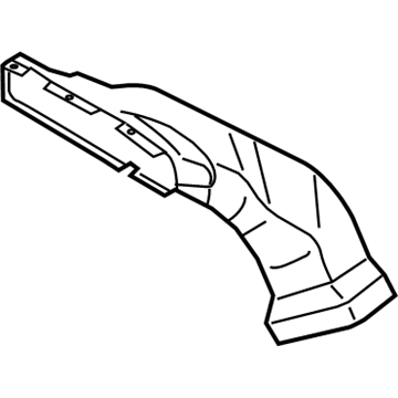 Volkswagen Phaeton Air Duct - 3D0-129-617-AF