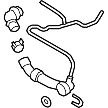Volkswagen Golf SportWagen Coolant Reservoir Hose - 5Q0-122-101-CM