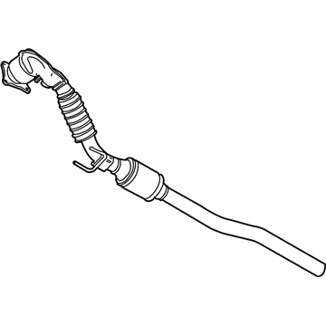 Volkswagen Eos Exhaust Pipe - 1K0-254-512-NX