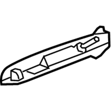 Volkswagen Tailgate Handle - 7B0-827-213-B