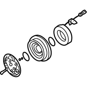 Volkswagen A/C Compressor Clutch - 8D0-260-811-A