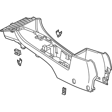 Volkswagen Center Console - 561-863-241-M-82V