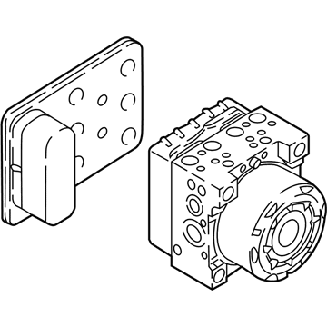 Volkswagen ABS Pump And Motor Assembly - 5Q0-614-517-GB-BEF