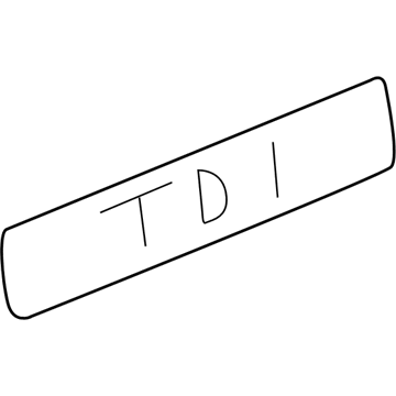 Volkswagen Golf Emblem - 1E0-853-675-739
