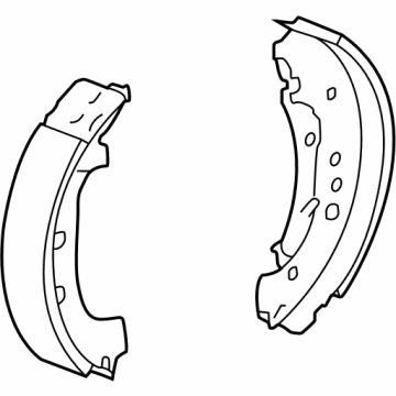 Volkswagen ID.4 Parking Brake Shoes - 1EA-698-525-G