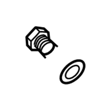 Volkswagen Atlas Oil Drain Plug - N-908-132-02