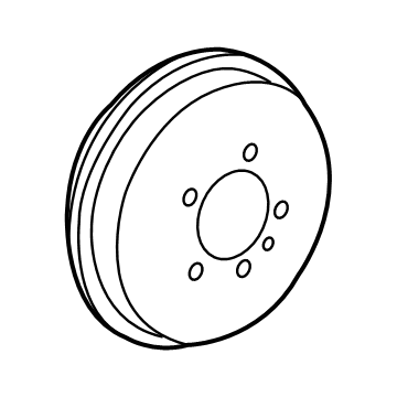 Volkswagen Brake Drum - 5C0-609-617-A