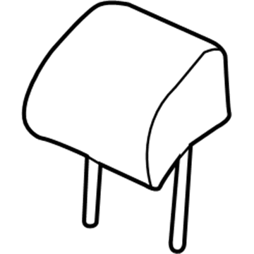 Volkswagen 561-885-901-F-79X Headrest Volkswagen 561-885-901-F-79X Headrest