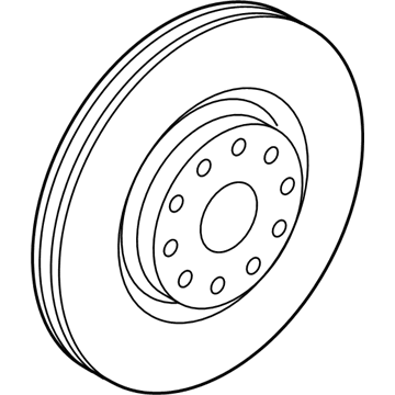 Volkswagen Brake Rotor - 5Q0-615-301-F