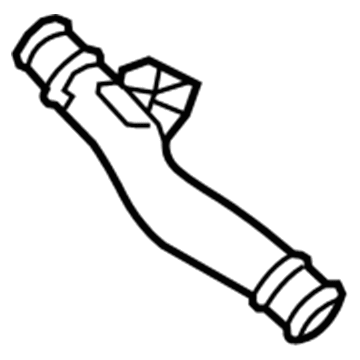 Volkswagen GTI Coolant Reservoir Hose - 1K0-145-844-A
